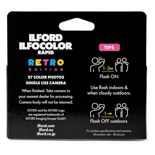 Ilford Ilfocolor Rapid Retro Siyah 27 Çekim