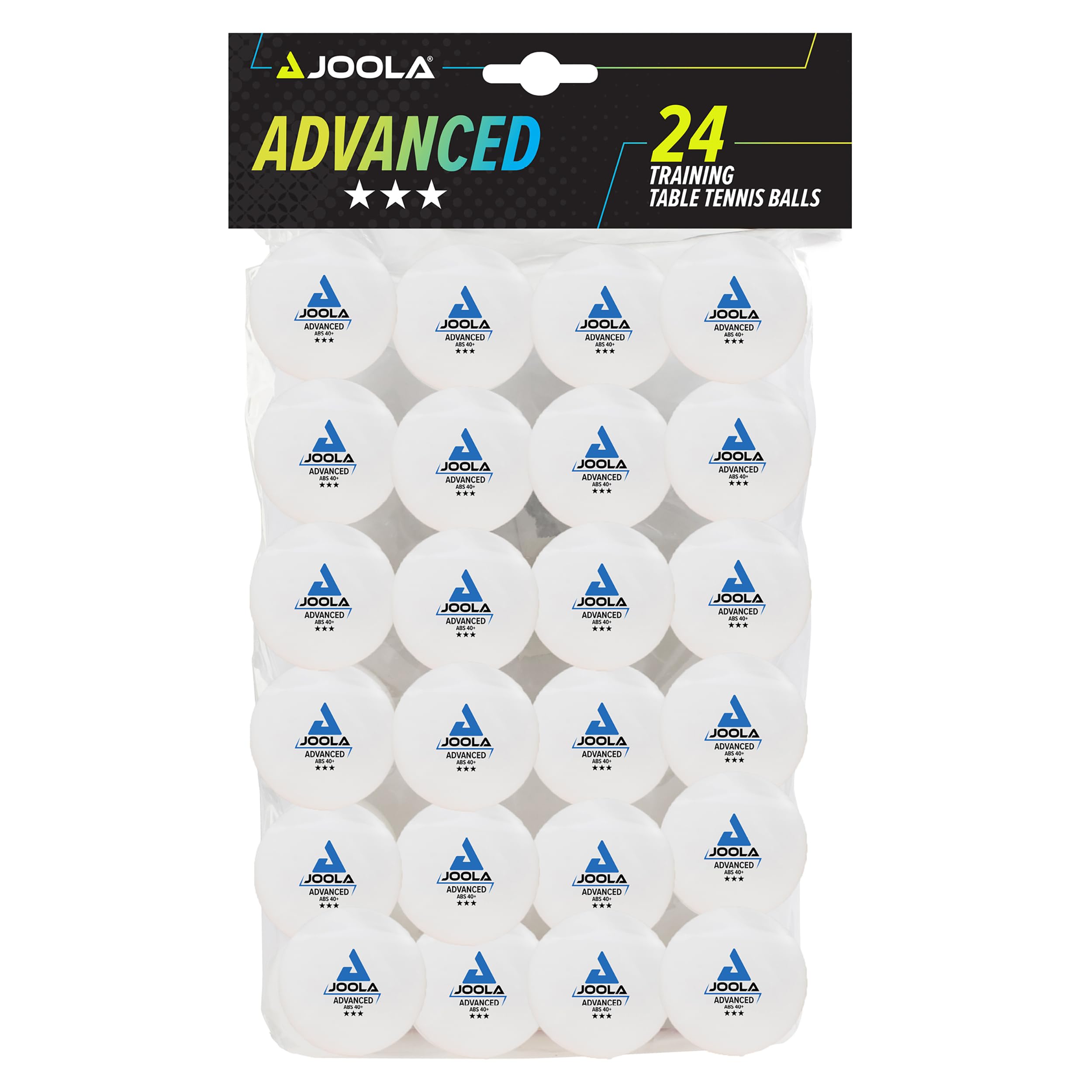 Joola Advanced 3 Yıldız 24 lü Masa Tenisi Topu Beyaz
