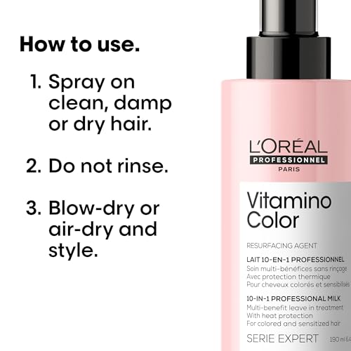 L'Oréal Professionnel Paris Serie Expert Vitamino Color Boyalı Saçlar Için 10 Etkili Mucize Bakım Spreyi 190ml