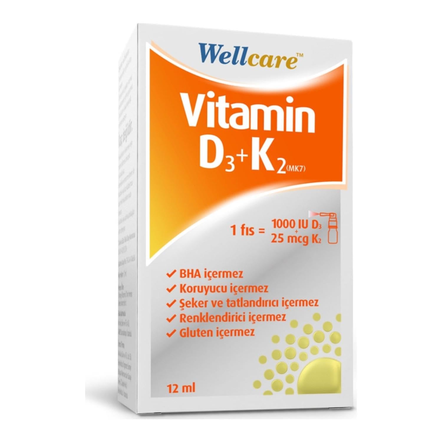 Wellcare Vitamin K2-D3 25Mcg-1000Iu Iteg