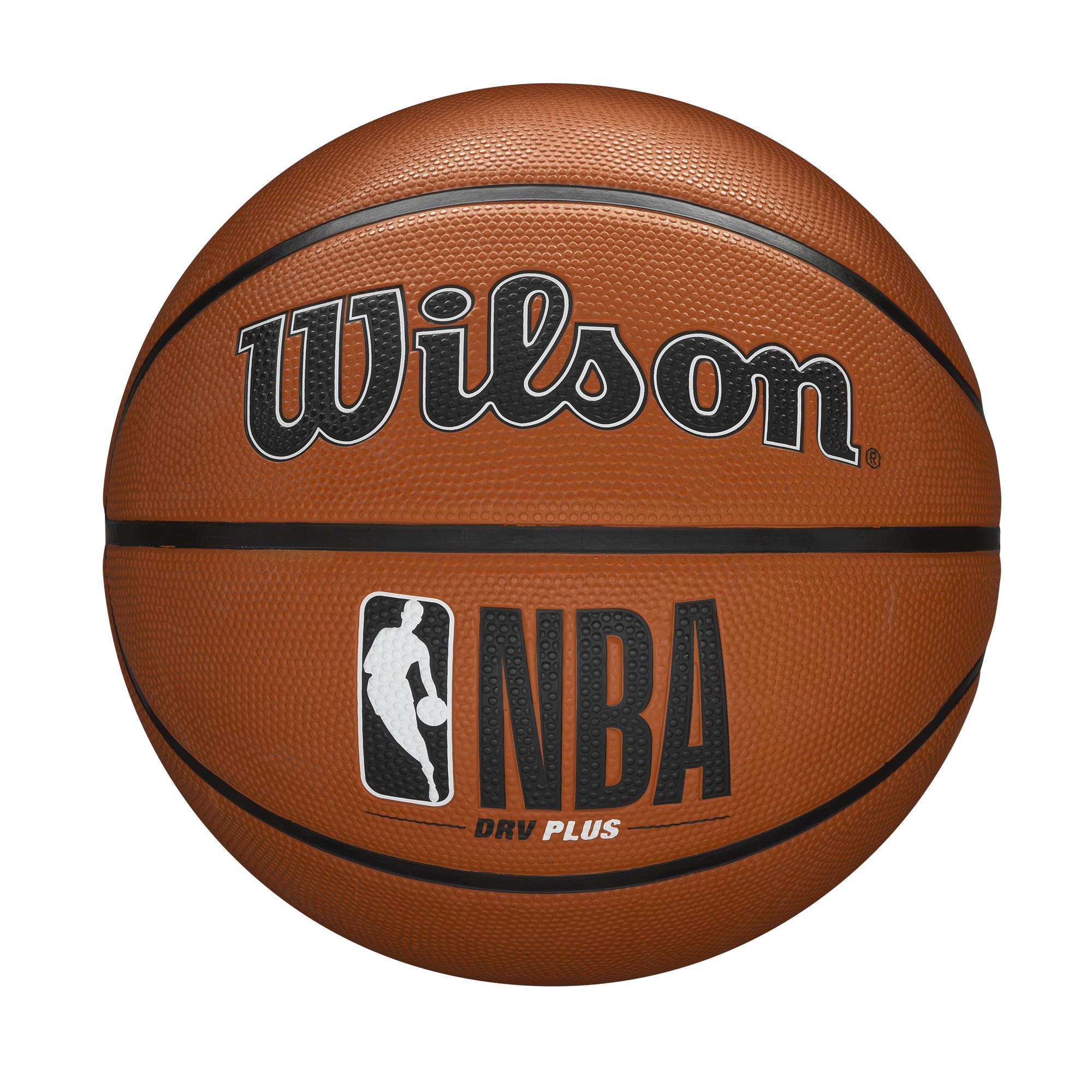 Wilson Basketbol NBA DRV PLUS, Dış Mekan, Kauçuk, Boyut: 6, Kahverengi