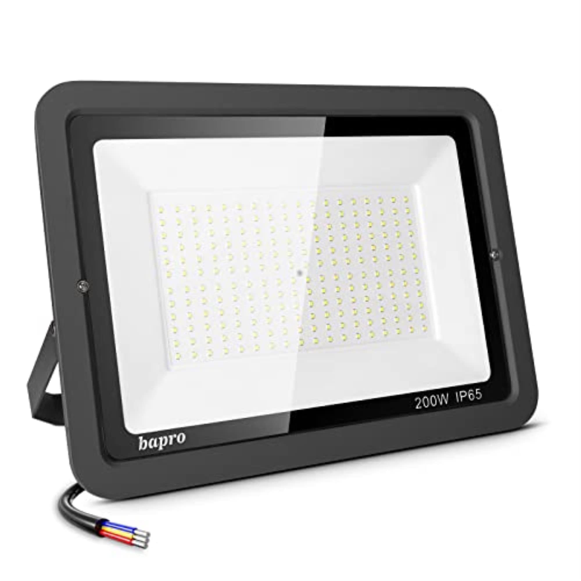 200 W LED dış mekan spotu, 6000 K dış mekan LED spot ışığı, soğuk beyaz LED spot ışığı, 20.000 lm süper parlak LED projektör LED dış mekan aydınlatması IP65 su geçirmez projektör LED spot lamba iç mekan lamba aydınlatması