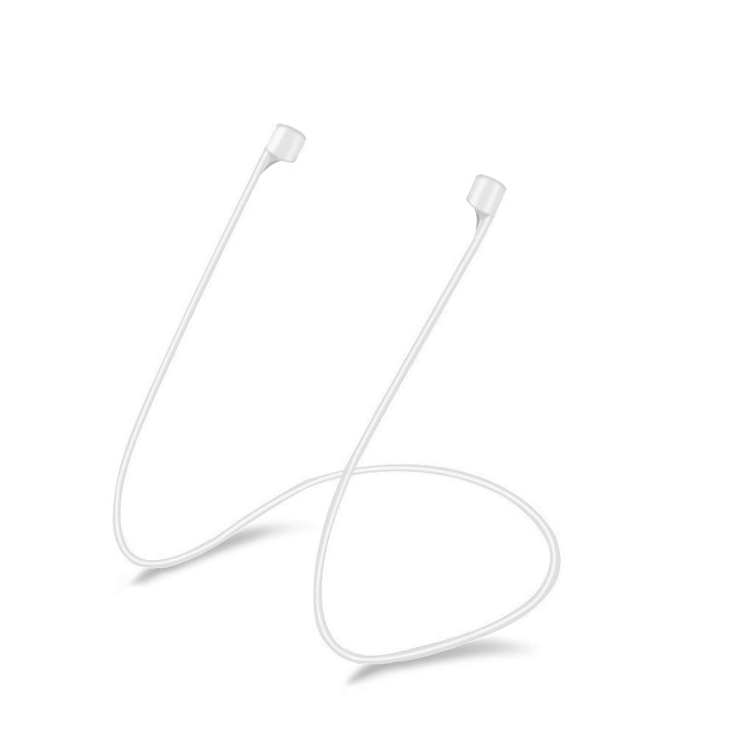 Microsonic Apple AirPods Pro için kulaklık Askısı Neck Rope Silicone Beyaz [AirPods Pro ile Uyumlu Kılıf - Beyaz]