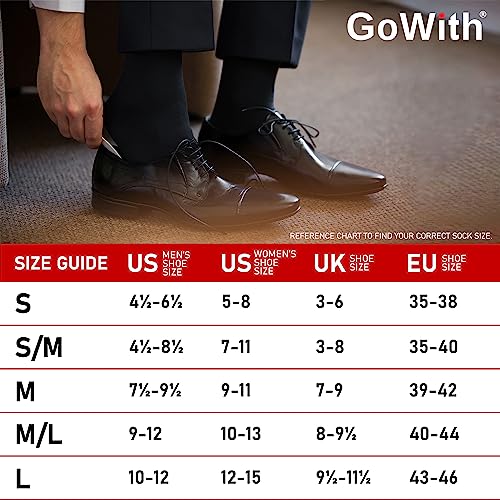 GoWith Bamboo Ankle Running Sports Gifts Socks for Men Athletic Fun Golf Yürüyüş Çorabı, 5 Çift, Aya