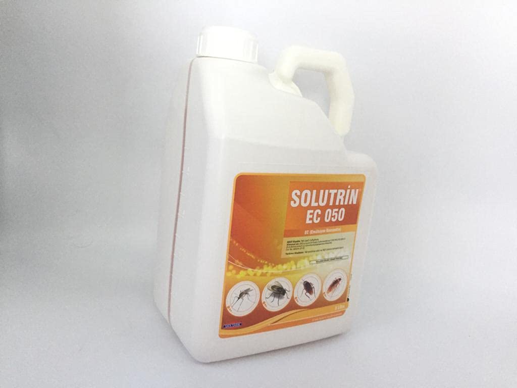 Safa Tarım (5.Litre) Solutrin EC 050 Haşere Öldürücü[Açık Alan & Bahçe & Arazi İlaçlamaları İçin Tavsiye Edilir]