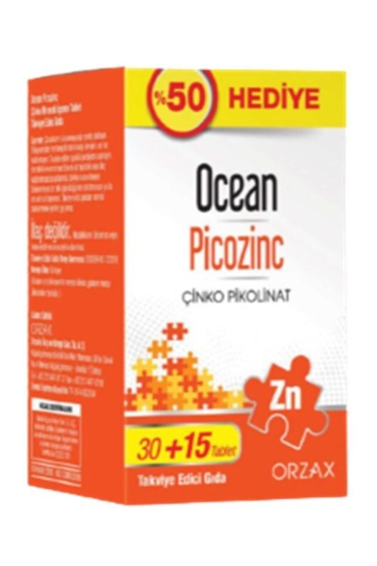 Ocean Picozinc Çinko%50 Hediye 30+15 Tablet