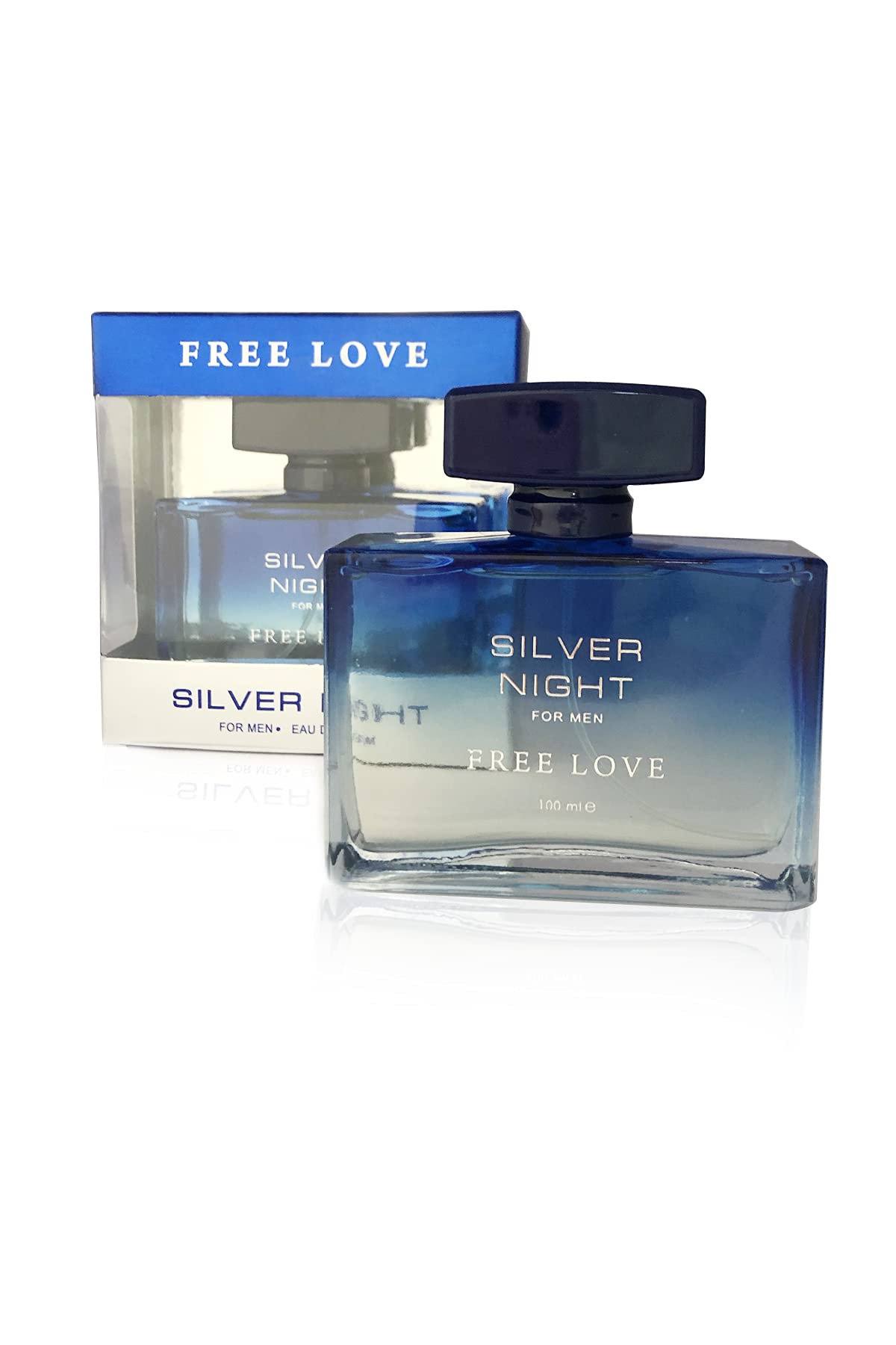 Free Love Silver Night EDP Erkek Parfüm 100 ml Renkli