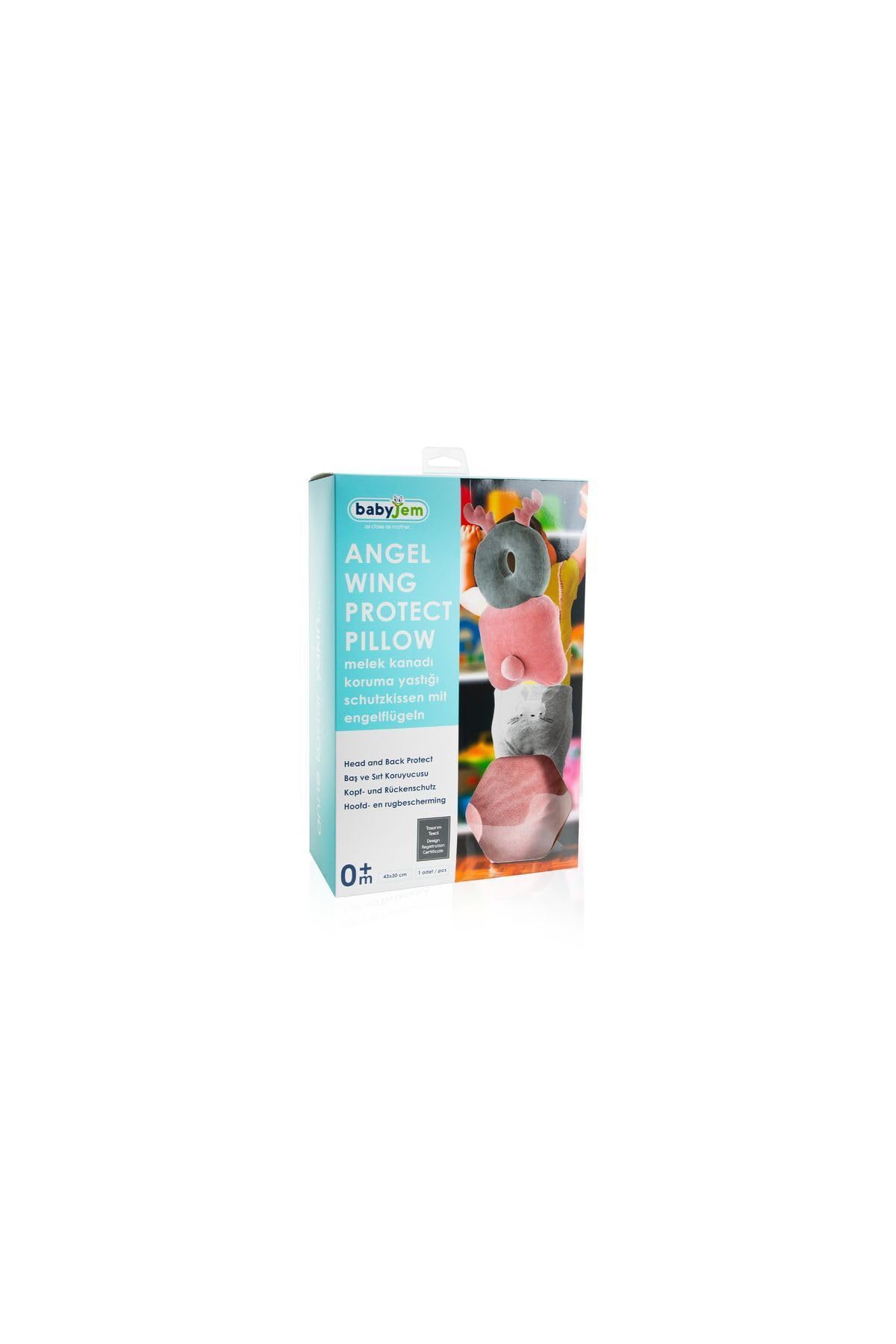 Babyjem Bebek Melek Kanadı Koruma Yastığı Yeşil Kadife Yeşil 8681049255273