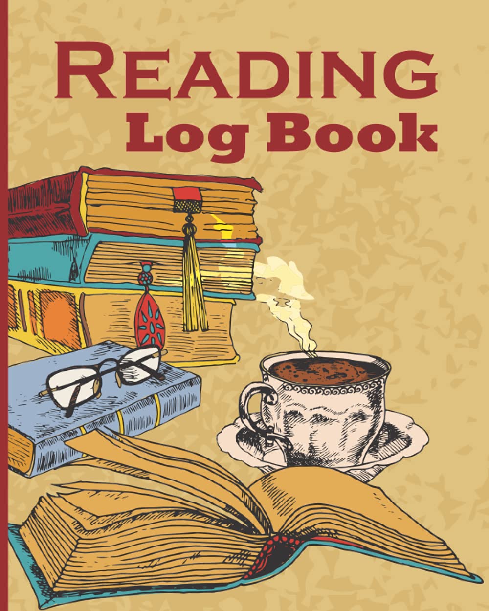 Reading Log Book: Perfect Reading Log Book Journal for Book Lovers | Keep track of your book in 100 Spacious Record Pages (Record your Books Title, ... Finish and More Include Pages Journal) (V-18)