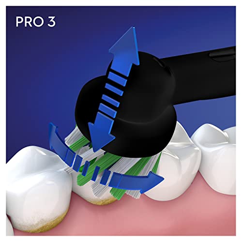 Oral-B Pro 3 3500 Edition seyahat kılıflı, siyah, 3 adet (tekli paket)