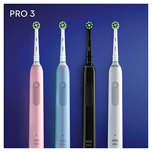Oral-B Pro 3 3500 Edition seyahat kılıflı, siyah, 3 adet (tekli paket)