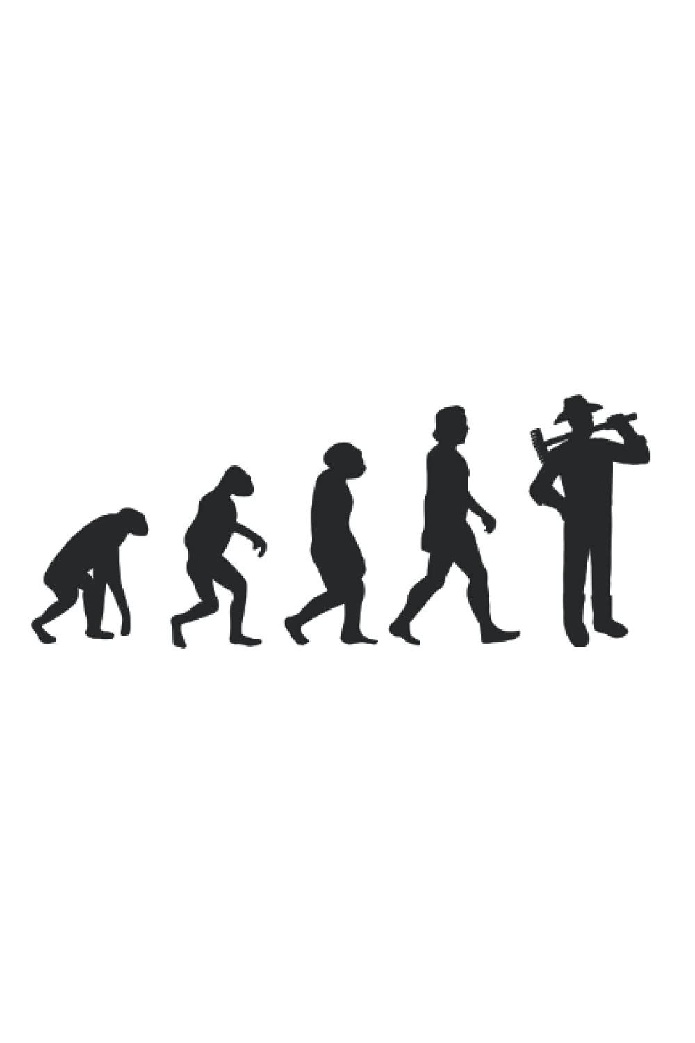 Gärtner Notizbuch: Gärtner Evolution Gärtnerei Rasen Rasenmäher / 6x9 Zoll / 120 linierte Seiten Seiten