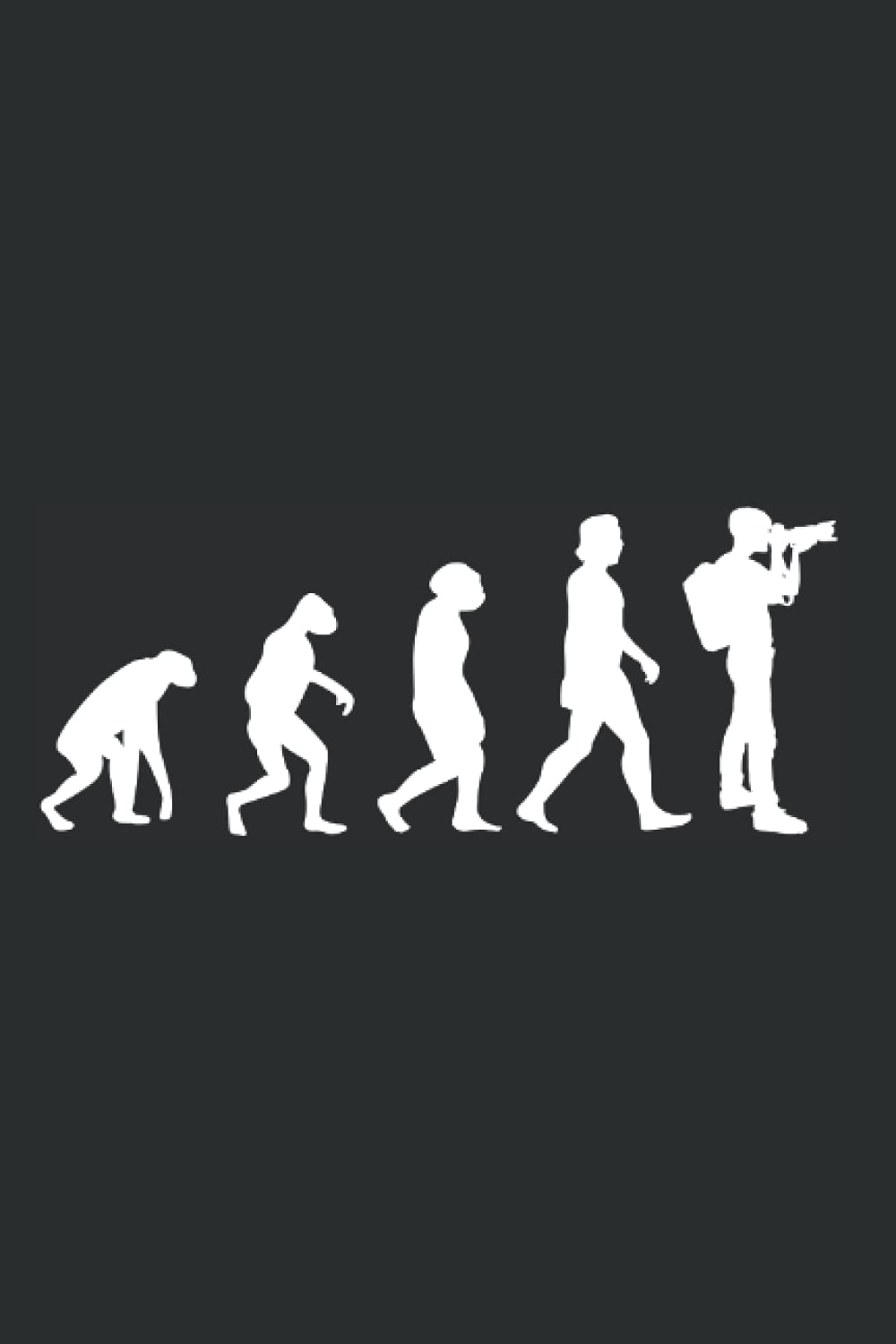 Fotograf Notizbuch: Fotograf Evolution Kamera Fotojournalist / 6x9 Zoll / 120 karierte Seiten Seiten