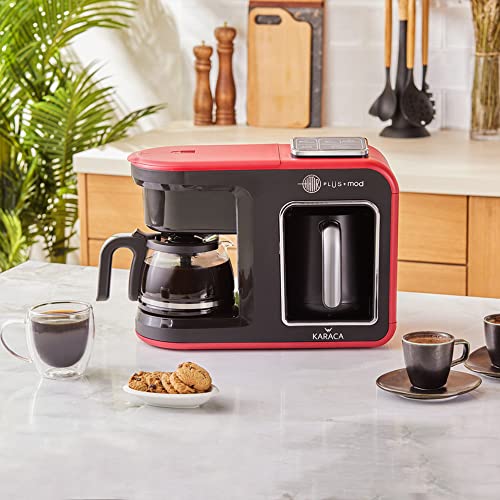 Karaca Hatır Plus Mod 5 in 1 Kahve Ve Çay Makinesi Kırmızı