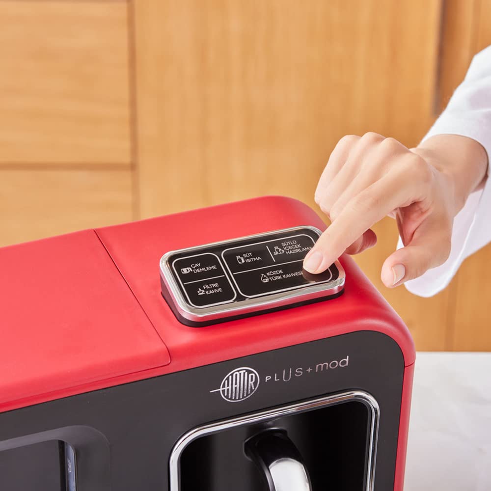 Karaca Hatır Plus Mod 5 in 1 Kahve Ve Çay Makinesi Kırmızı