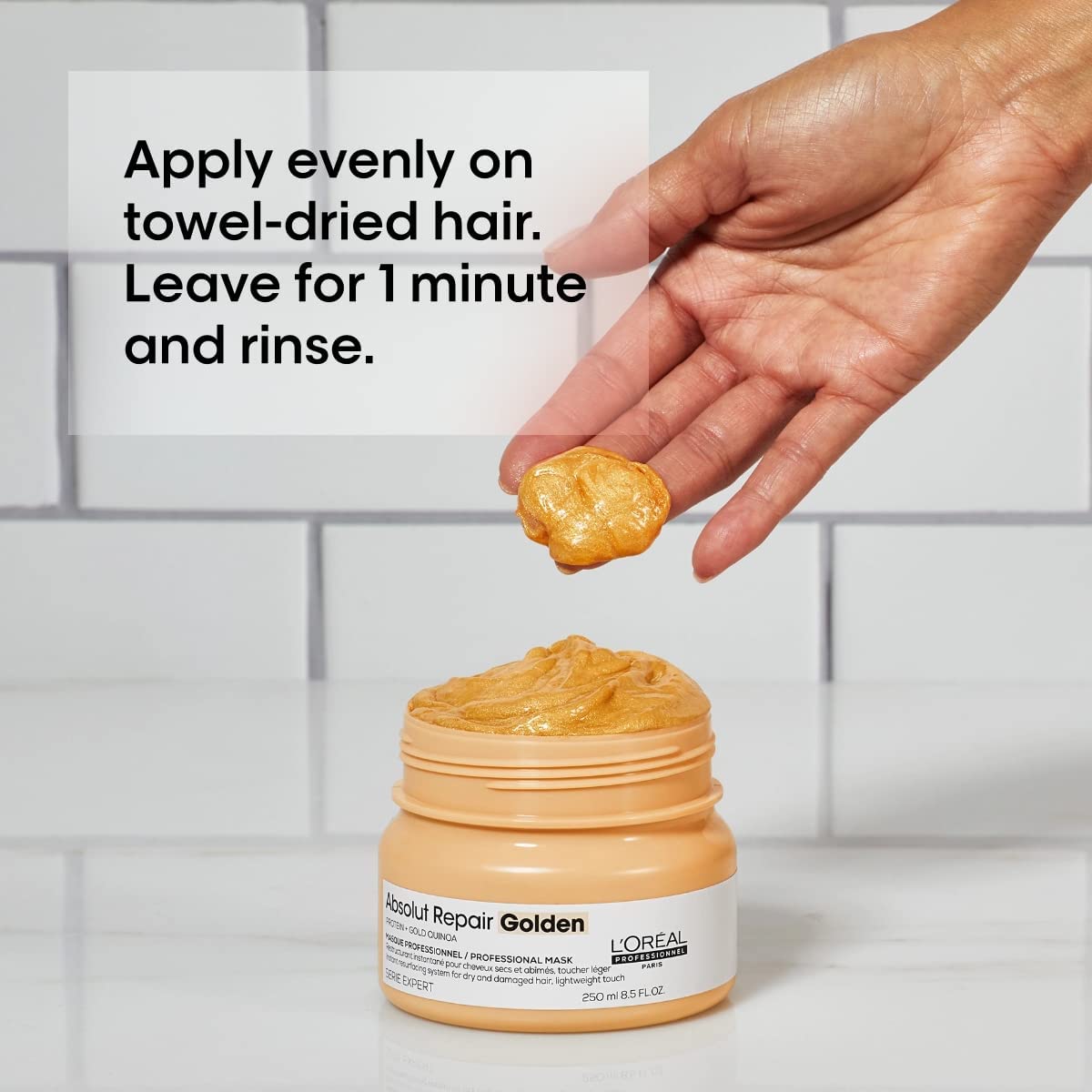 L'Oréal Professionnel Paris Serie Expert Absolut Repair Yıpranmış Saçlar Için Onarıcı Altın Maske 250ml