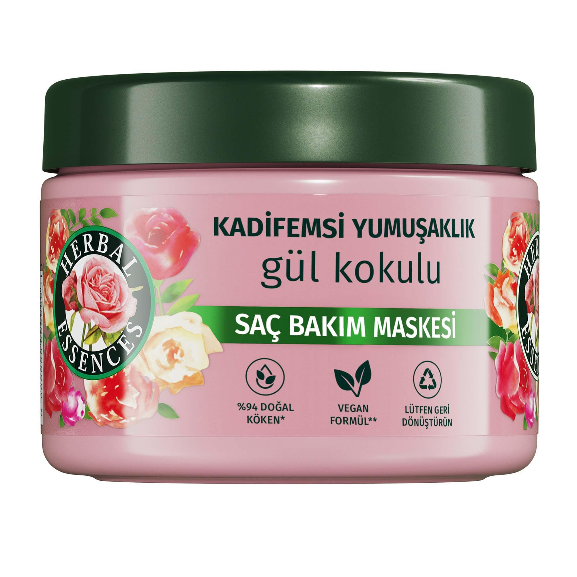 Herbal Essences Kadifemsi Yumuşaklık Gül Kokulu Saç Bakım Maskesi 300ml