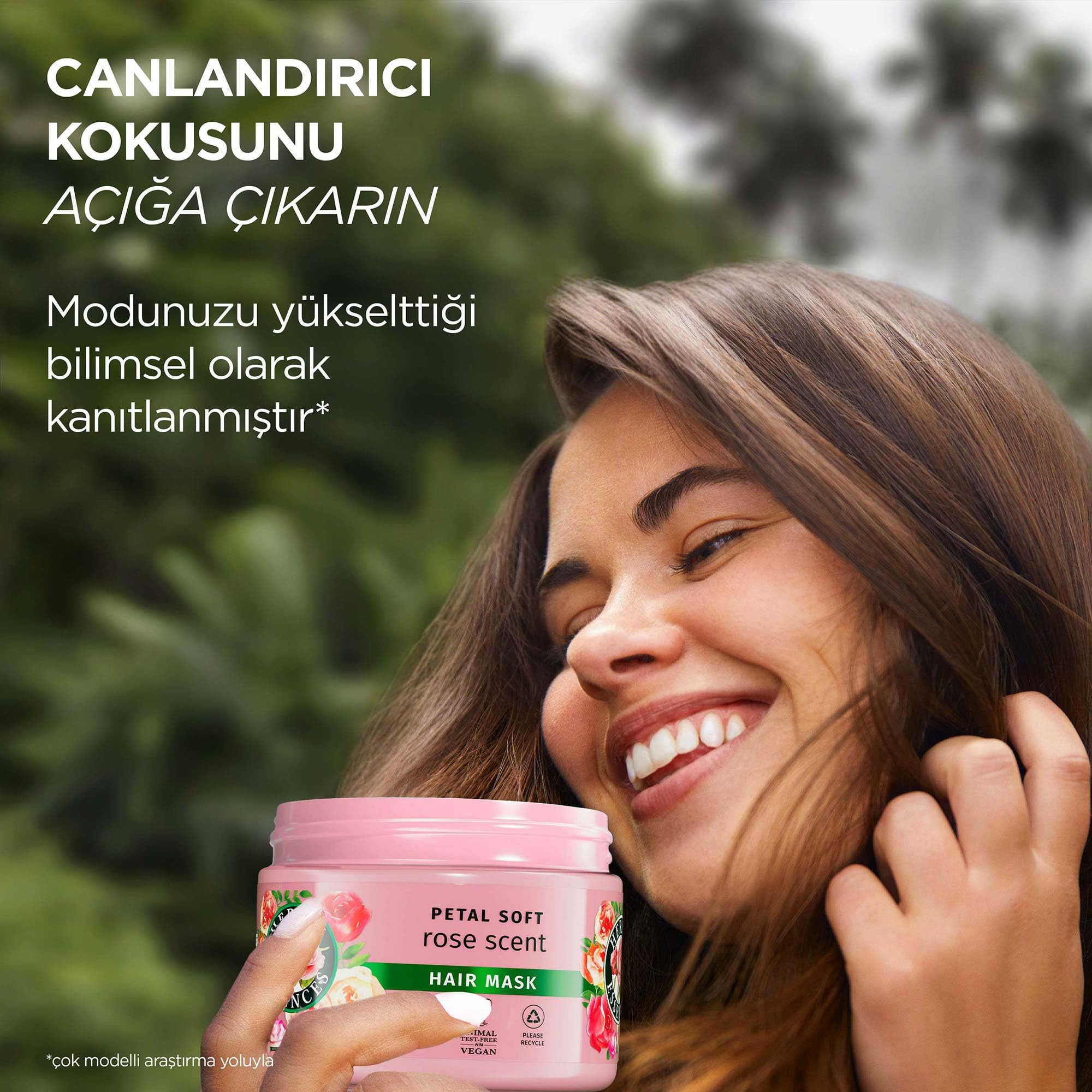 Herbal Essences Kadifemsi Yumuşaklık Gül Kokulu Saç Bakım Maskesi 300ml