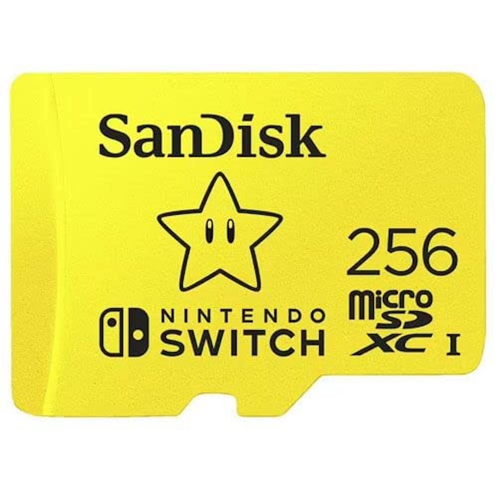 SanDisk MicroSDHC UHSI Card For Nintendo Switch 256GB, 100MB/s Read; 90MB/s Write
