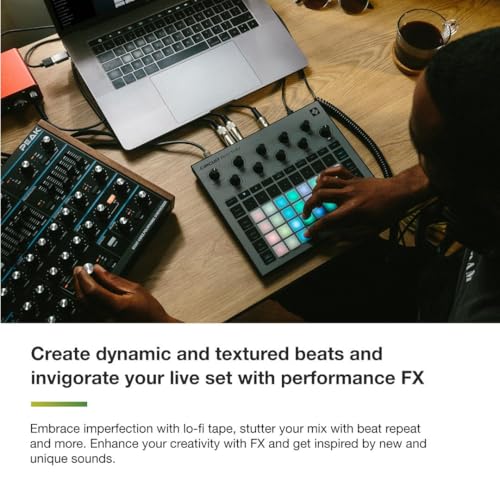Novation Circuit Rhythm Groovebox Synthesizer: Beats Yapmak ve Performans Sergilemek İçin 8 Örnek Parçaya Sahip Sampler ve Groovebox