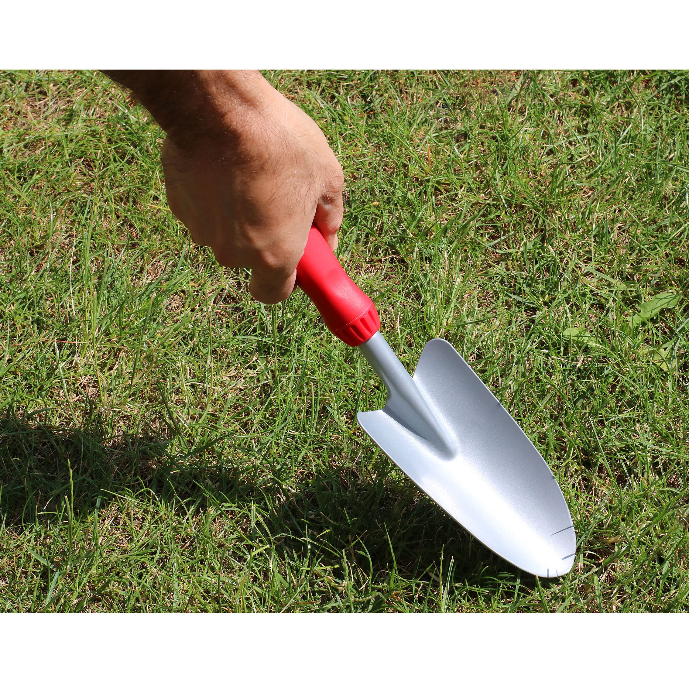 Badem10 Maxgarden Bahçe Küreği Mini El Küreği Fide Çiçek Toprak Kürek 34 cm