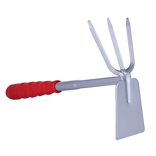 Badem10 Maxgarden El Çapası Saplı Küçük Tarla Bahçe Çapası 3 Dişli 32 cm