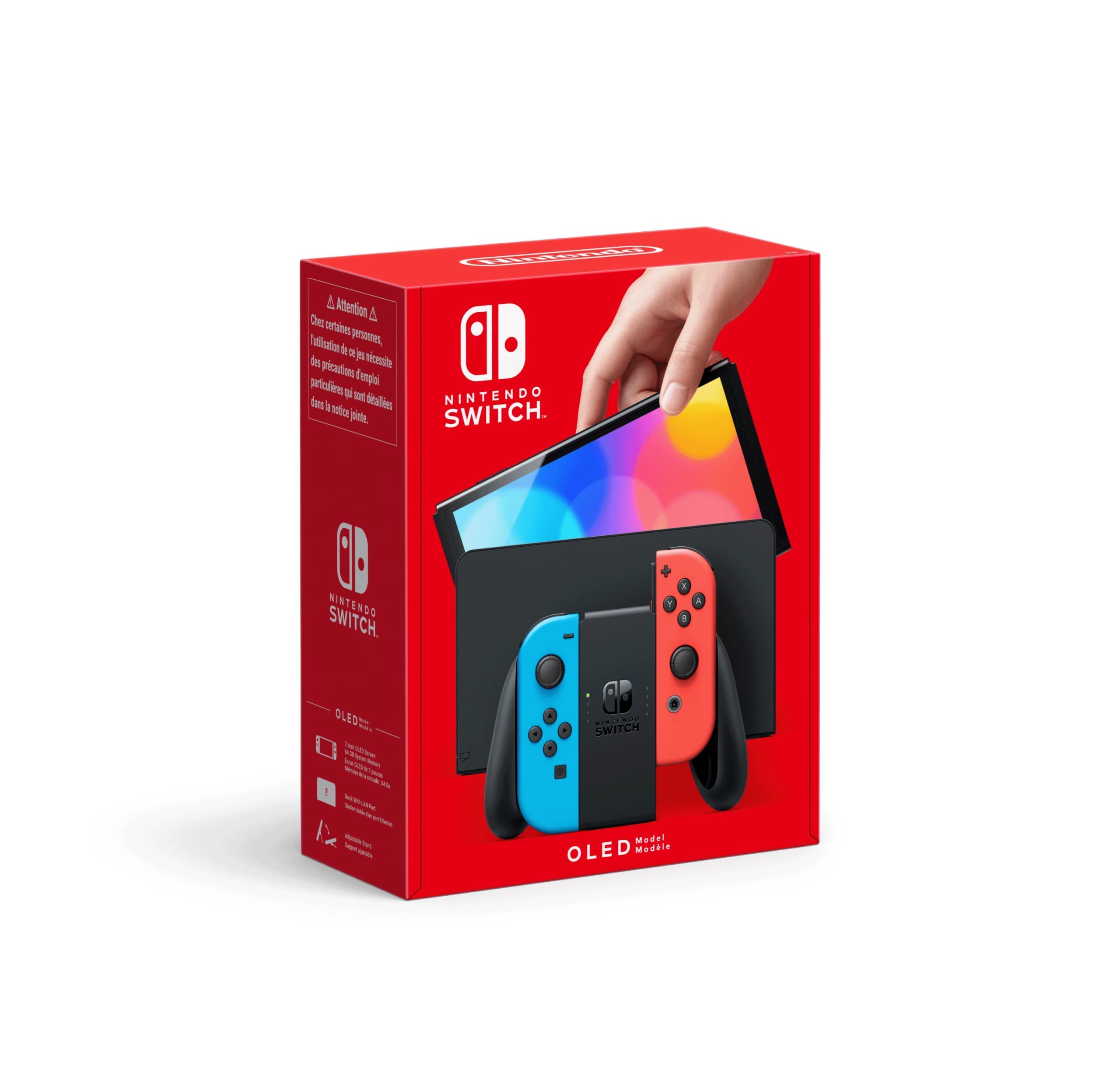 Nintendo Switch (OLED model) Neon Kırmızı/Neon Mavi