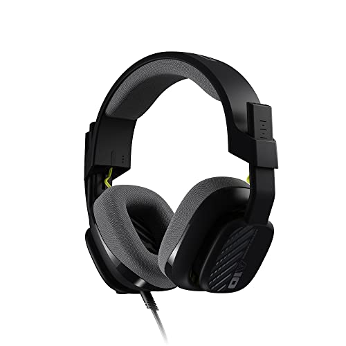 Astro A10 Oyun Kulaklığı Gen 2 Kablolu Kulaklık - Kulak Üstü Oyun Kulaklığı Çevirmeli Sessiz Mikrofon, 32 mm Sürücüler, Playstation 5, Playstation 4, Nintendo Switch, PC, Mac için - Siyah