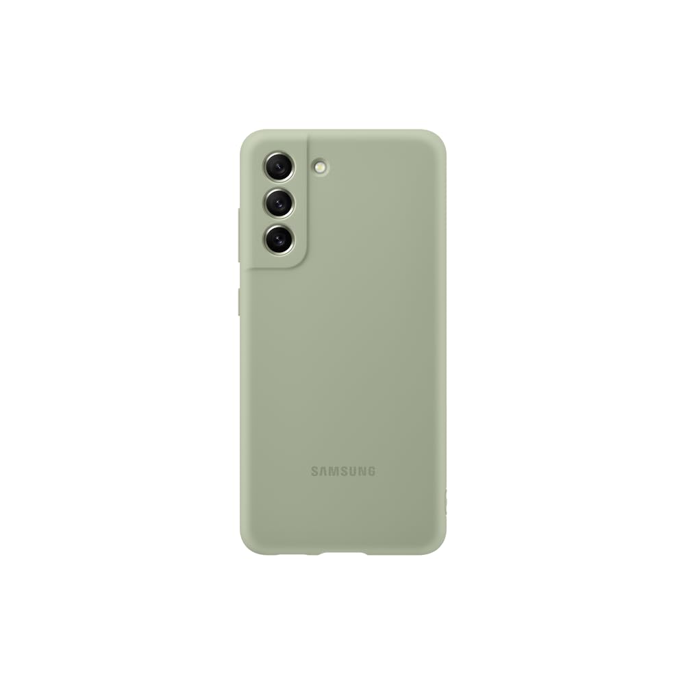Samsung Silikon akıllı telefon kılıfı EF-PG990 Galaxy S21 FE 5G (2022) için, cep telefonu kılıfı, silikon, koruma kılıfı, darbeye dayanıklı, ince ve kullanışlı, yeşil