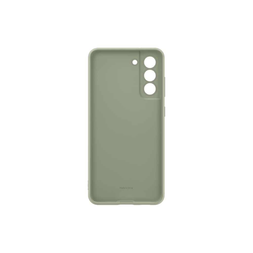 Samsung Silikon akıllı telefon kılıfı EF-PG990 Galaxy S21 FE 5G (2022) için, cep telefonu kılıfı, silikon, koruma kılıfı, darbeye dayanıklı, ince ve kullanışlı, yeşil