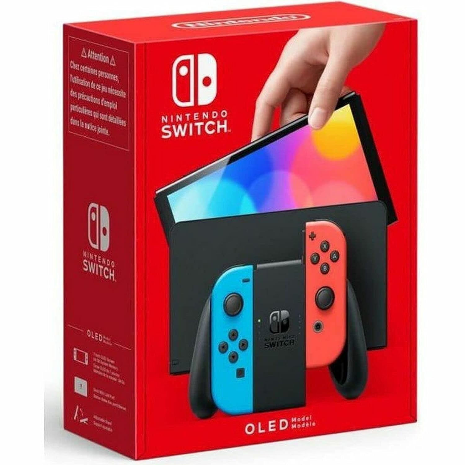 Nintendo Switch OLED Oyun Konsol Kırmızı - Mavi