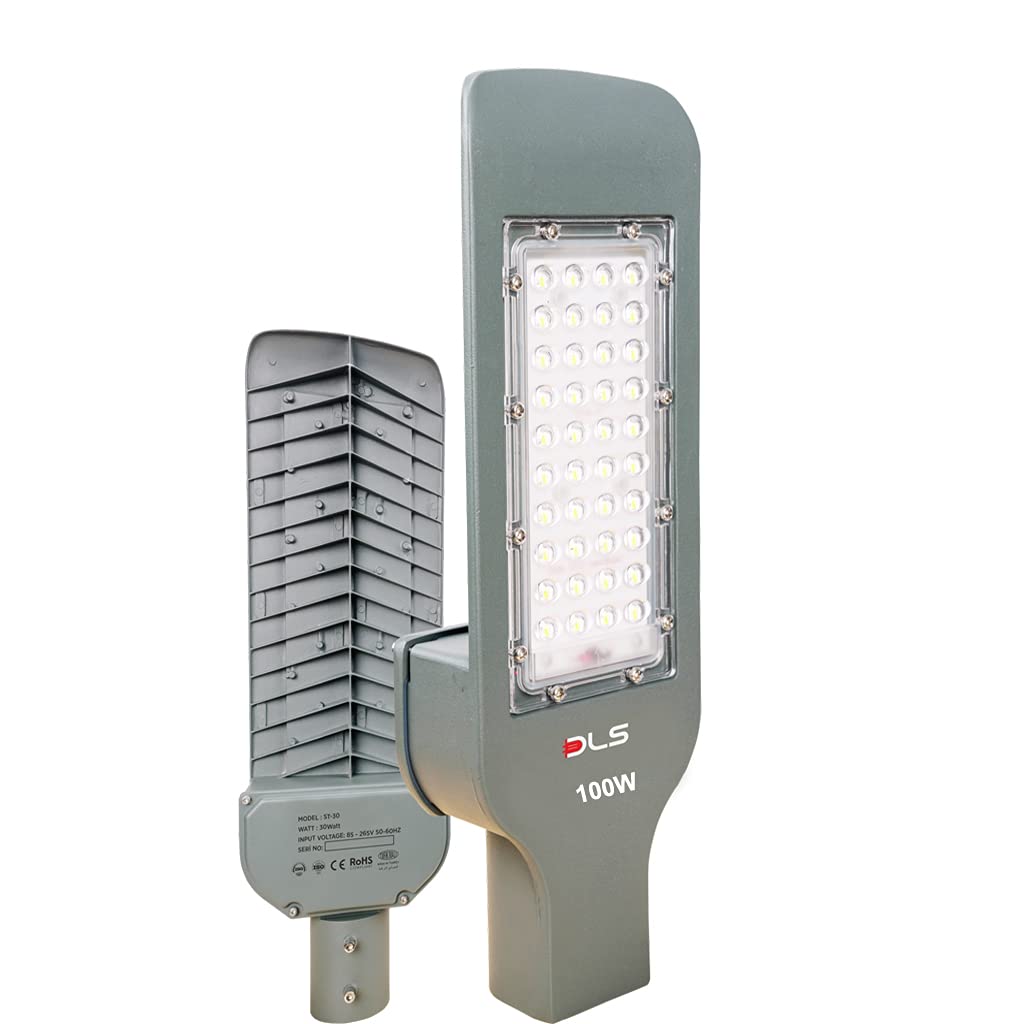 100W Led Yol Sokak Armatür DLS Park Bahçe Çevre Site Bina Dış Mekan Lamba Aydınlatma Ledli Sokak Arm