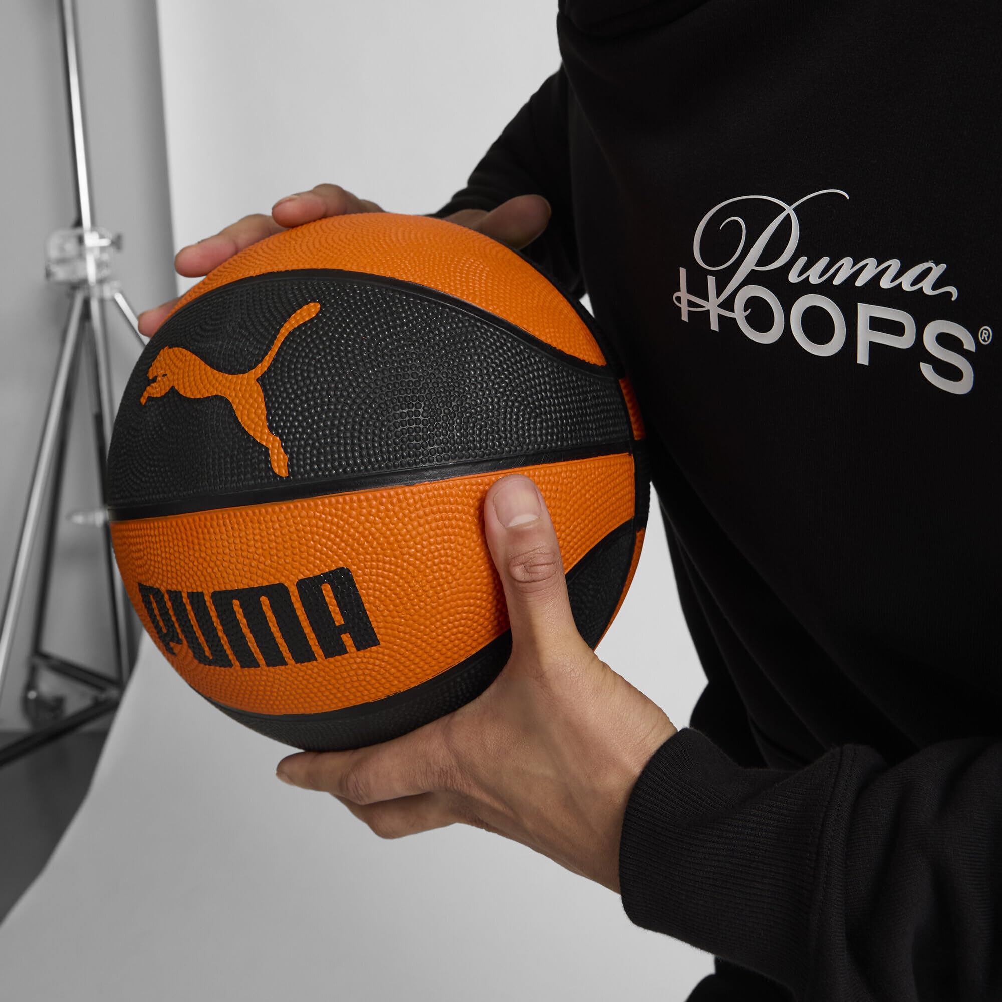 PUMA Unisex Yetişkin PUMA Basketball IND Top Mandarin Orange-Puma Black 40.5
