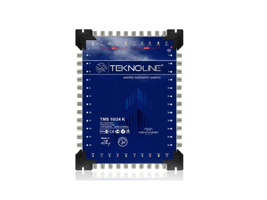 10X24 KASKATLI MULTISWITCH UYDU DAĞITIM SANTRALI TEKNOLINE