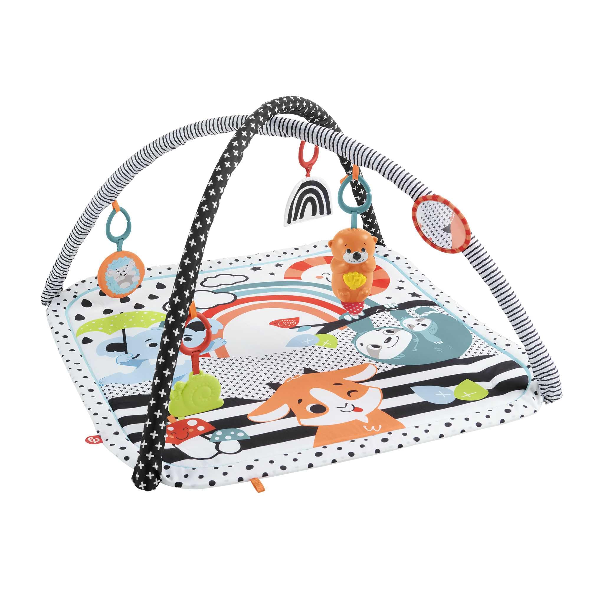 Fisher-Price Neşeli Hayvanlar 3'ü 1 Arada Jimnastik Merkezi™ Fisher-Price Neşeli Hayvanlar 3'ü 1 Ara