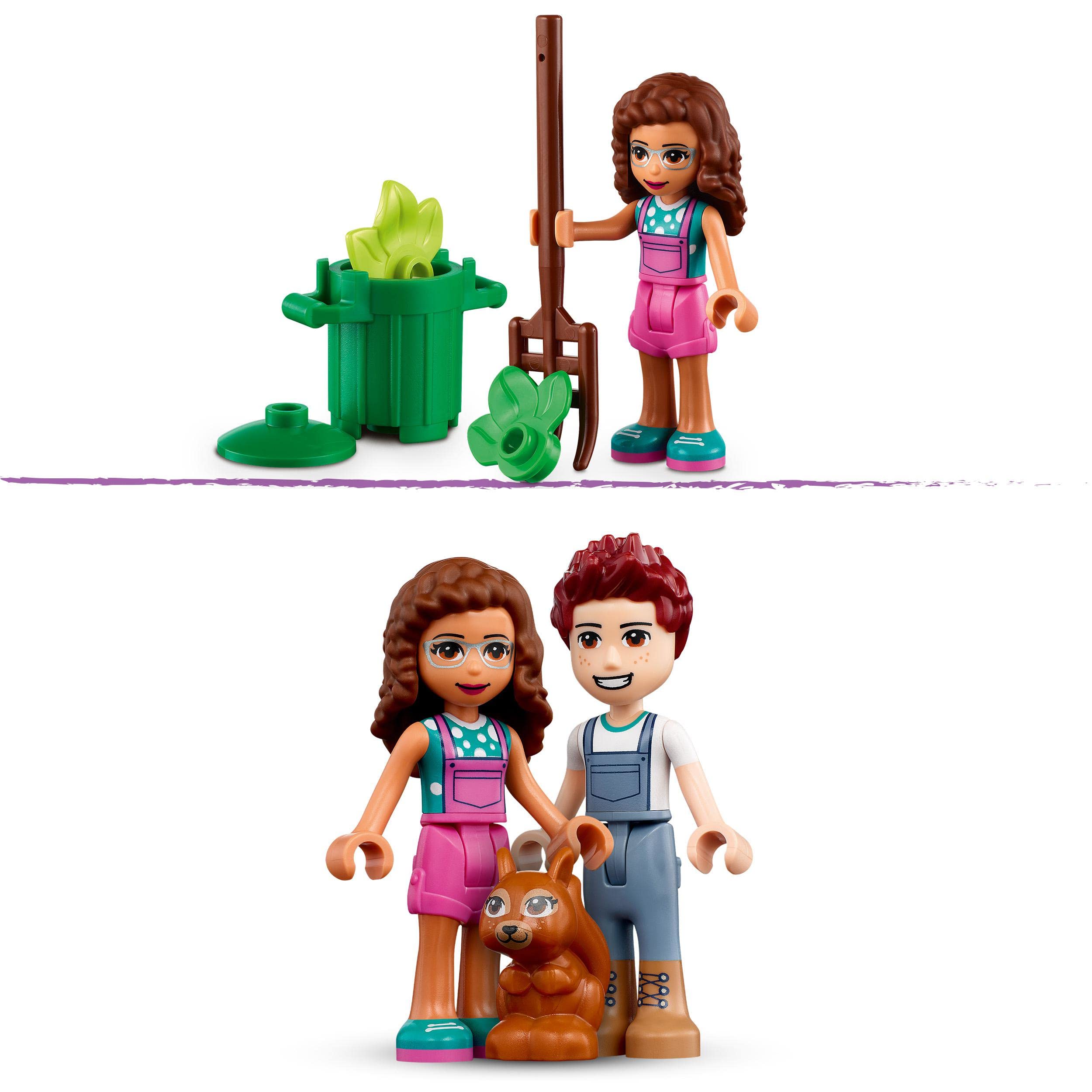 LEGO® Friends Ağaç Dikme Aracı 41707 – 6 Yaş ve Üzeri Çocuklar için Oyuncak Ağaçlar, Sera ve Kamyon İçeren Yaratıcı Oyuncak Yapım Seti (336 Parça)