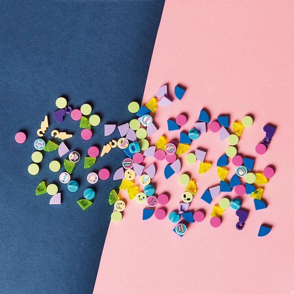 LEGO® DOTS Ekstra DOTS – Seri 6 41946-6 Yaş ve Üzeri için Karolu Kendin Yap Oyuncak Yapım Seti (118 Parça)