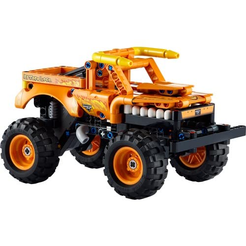 LEGO® Technic Monster Jam™ El Toro Loco™ 42135 – Araçları Seven Çocuklar İçin 2’si 1 Arada Yaratıcı Oyuncak Model Yapım Seti (247 Parça)