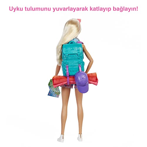 Barbie Kampa Gidiyor Oyun Seti Barbie Kampa Gidiyor Oyun Seti, yavru köpeği ve 10'dan fazla aksesuar, 3-7 yaş HDF73
