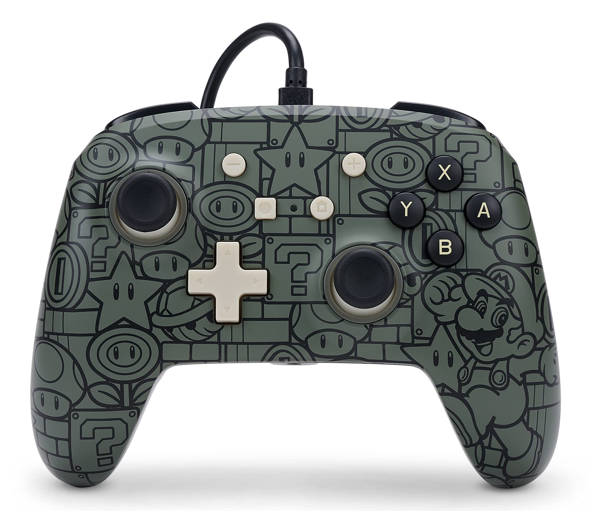 Nintendo Switch için geliştirilmiş kablolu PowerA Controller – Power-Up Mario, Gamepad, oyun kumandası, kablolu denetleyici, resmi lisanslı