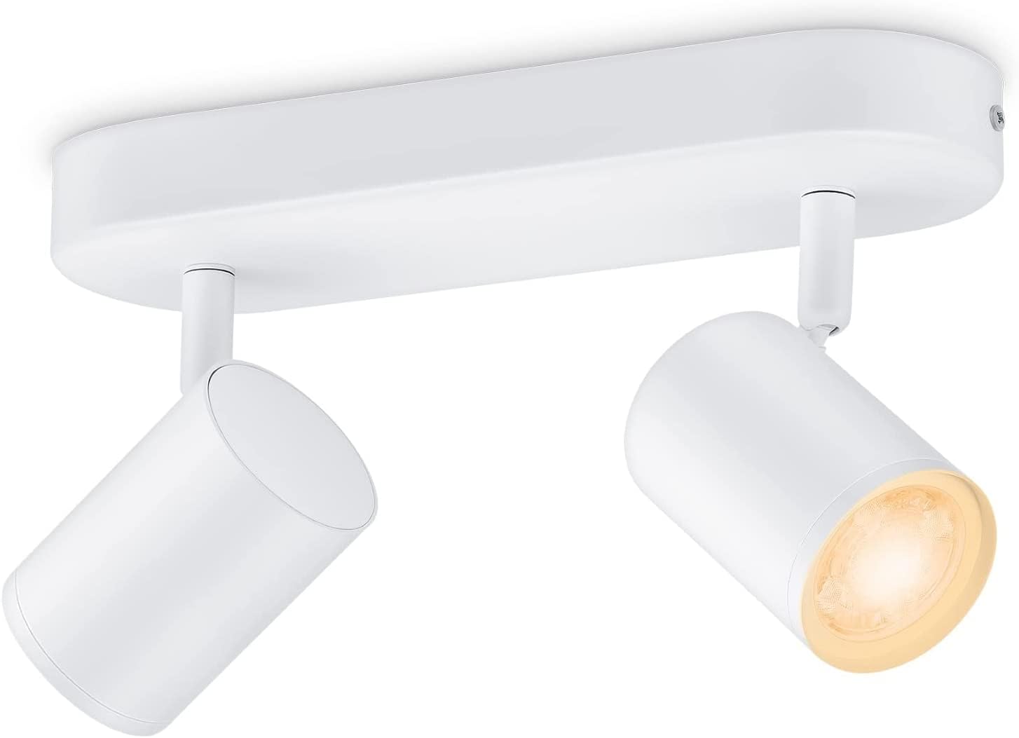 WiZ IMAGEO Spot Tavan Lambası Ayarlanabilir Beyaz & Renk 2x5W Beyaz Tekli Paket