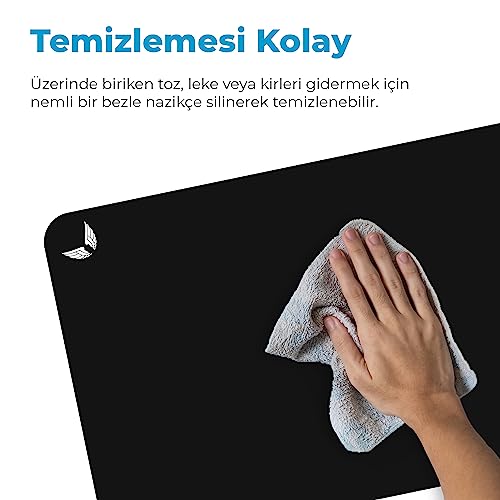 GoLite Classic - Gaming Oyuncu Gamer Mouse Pad, Kaymaz Taban Büyük Boy Large Ofis Tipi Mouse Ped, Fare Altlığı, Düz Masa Koruyucu Klavye Altı Mousepad