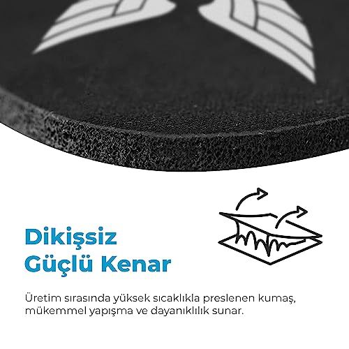 GoLite Classic - Gaming Oyuncu Gamer Mouse Pad, Kaymaz Taban Büyük Boy Large Ofis Tipi Mouse Ped, Fare Altlığı, Düz Masa Koruyucu Klavye Altı Mousepad