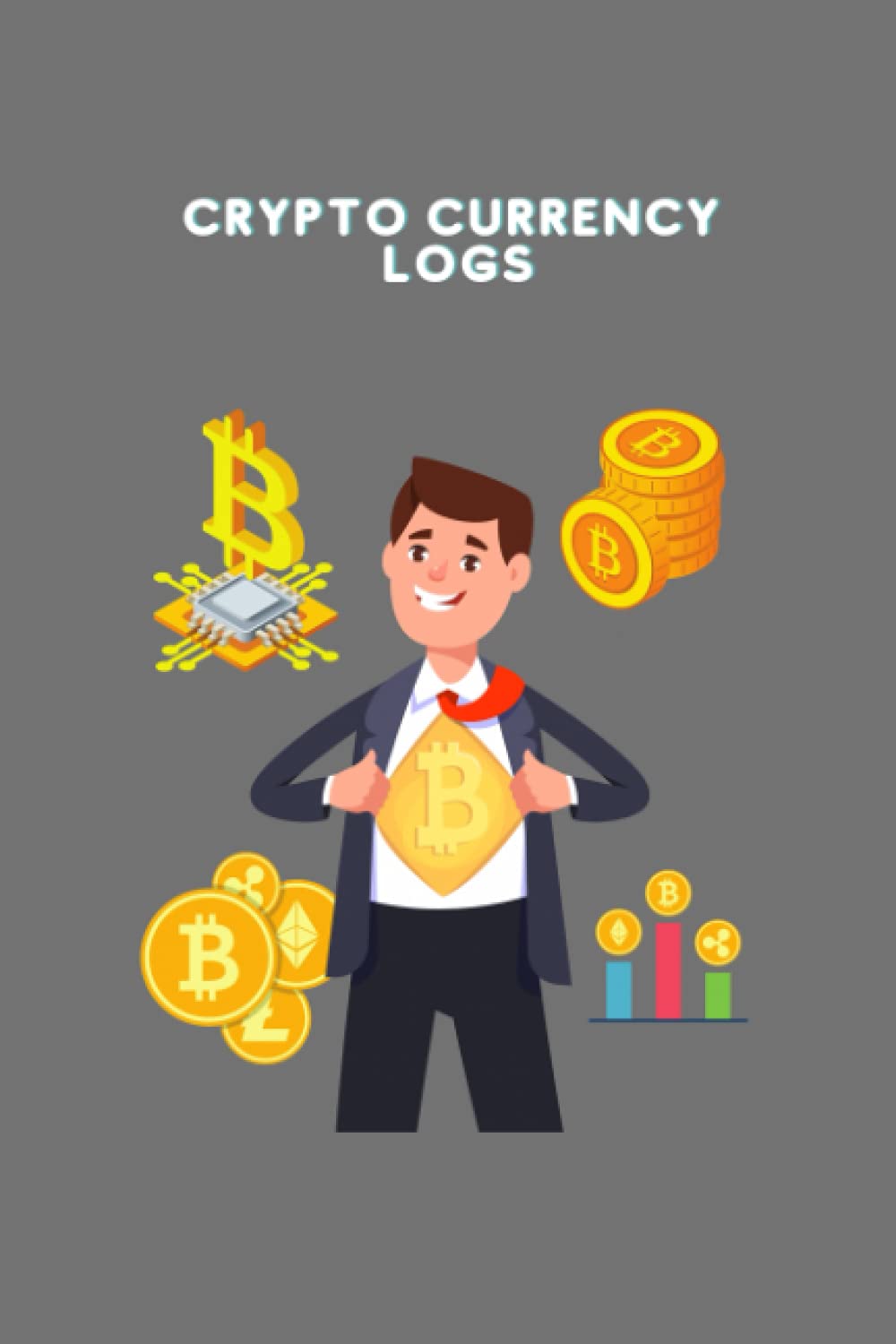 Crypto Currency Logs: Journal for Crypto Currency | 6x9 Journal | Daily Journal | Bitcoin Ethereum D
