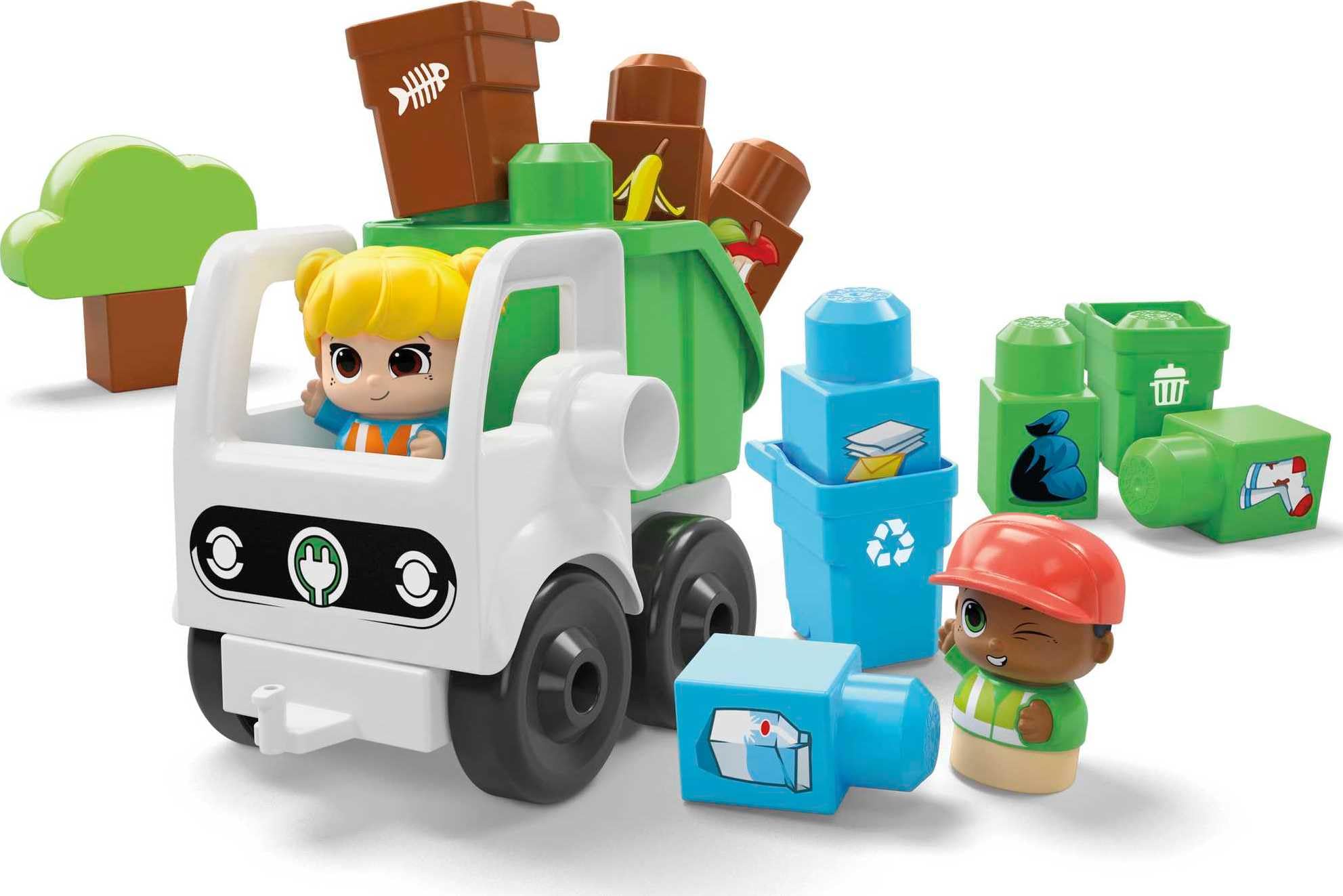Mega brands Bloks Doğa Dostu Arkadaşlar Seti, Yürüme Çağındaki Çocuklar İçin Yapı Oyuncakları