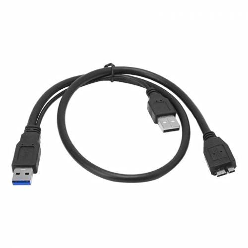 Platoon USB 3.0 Micro USB 3.0 USB 3.0 Çift Güç Y Şekil 2 x Mikro B Kablos