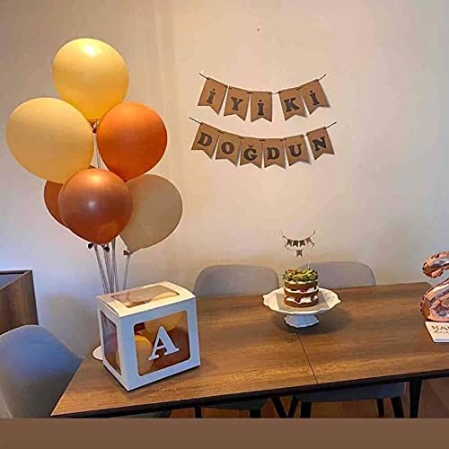Patladı Gitti Balon Standı 7'li Şeffaf Ayaklı Doğum Günü Parti Kutlama Organizasyon