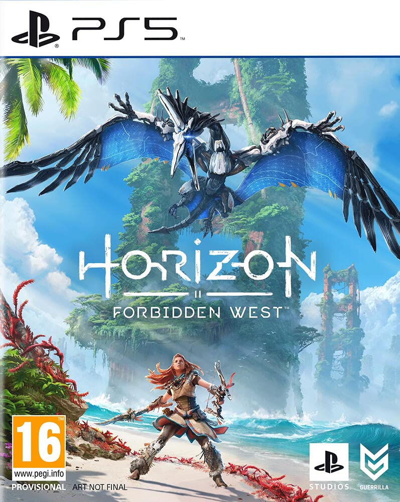 Sony PlayStation 5 Jeux, Horizon Forbidden West PS5, Édition Standard, Version Physique avec CD, Langue : Français, 1 joueur, PEGI 16+