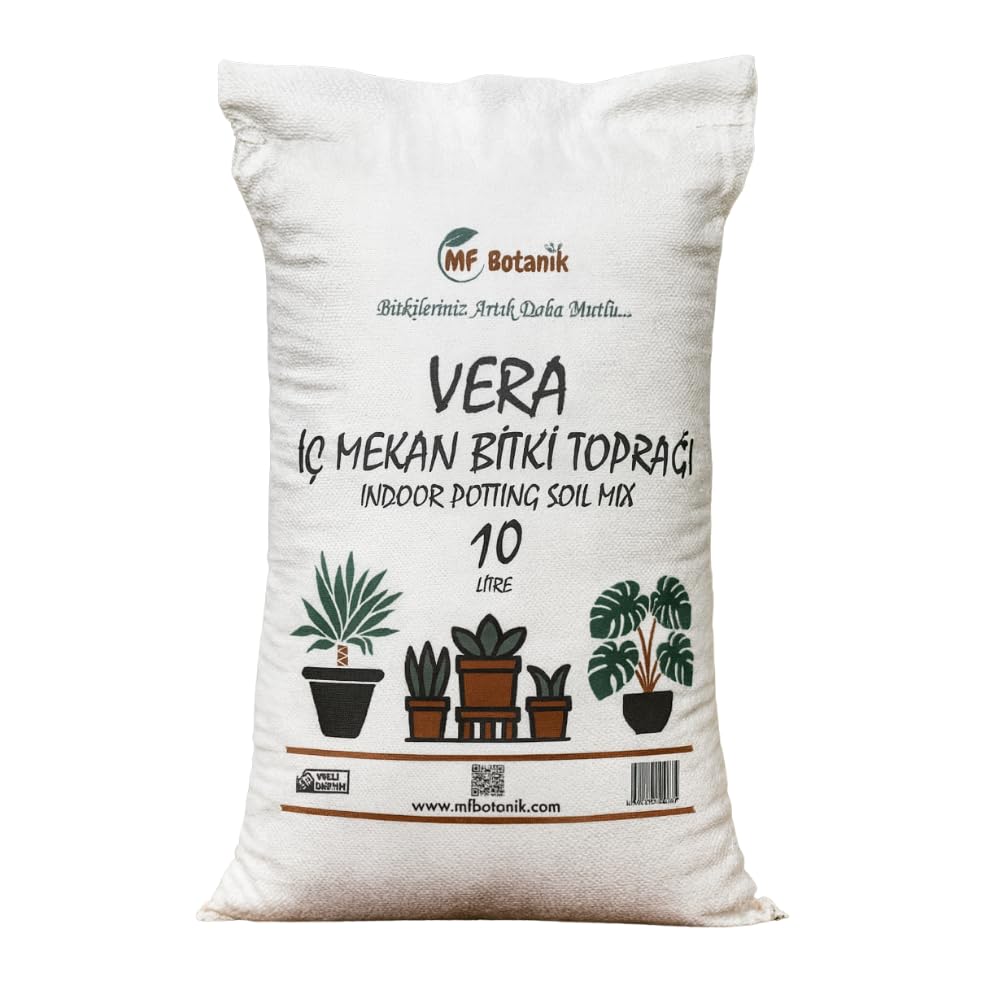 MF Botanik Vera Iç Mekan Bitki Toprağı 10 Litre Iç Mekan Çiçek Toprağı Toprak Harcı