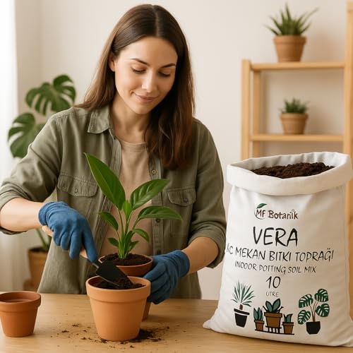 MF Botanik Vera Iç Mekan Bitki Toprağı 10 Litre Iç Mekan Çiçek Toprağı Toprak Harcı